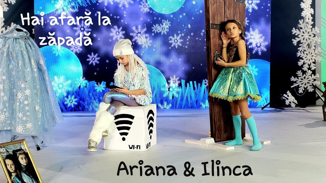 Ilinca Verbitchi and Ariana Maistrov - Hai afara la zapada (Frozen Cover)