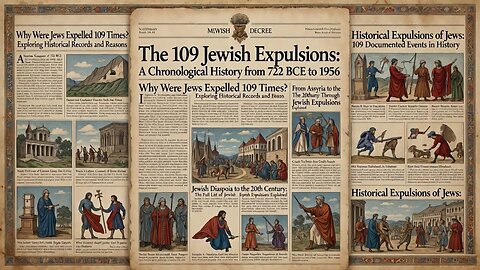 The 109 Jewish Expulsions: The Full List, Historical Records, and Reasons