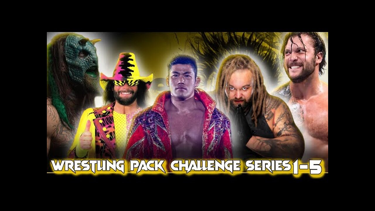 Wrestling Pack Challenge: Ep. 1-5 NJPW, WWF, WWE, AEW Wrestling Cards