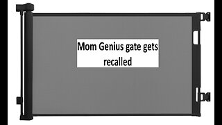 Mom genius gate gets recalled, moms not so genius