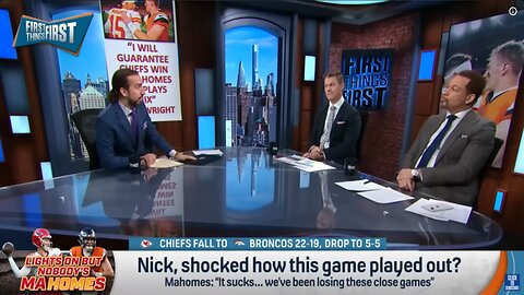 Nick Wright's Chiefs cause 'dismay' after loss to Broncos | FTF