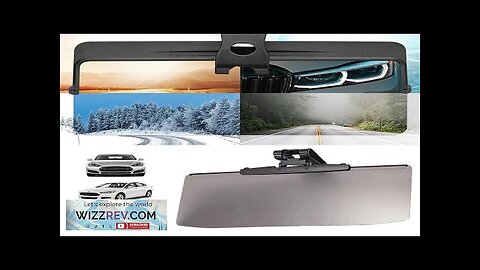 1PC Driver Anti-Glare Visor Car Sun Visor Car Mounted Anti Glare Mirror Review