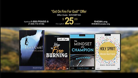 “Get On Fire For God!” Offer