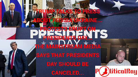 MSM says that Presidents day should be canceled as protests start against DOGE and Pres...