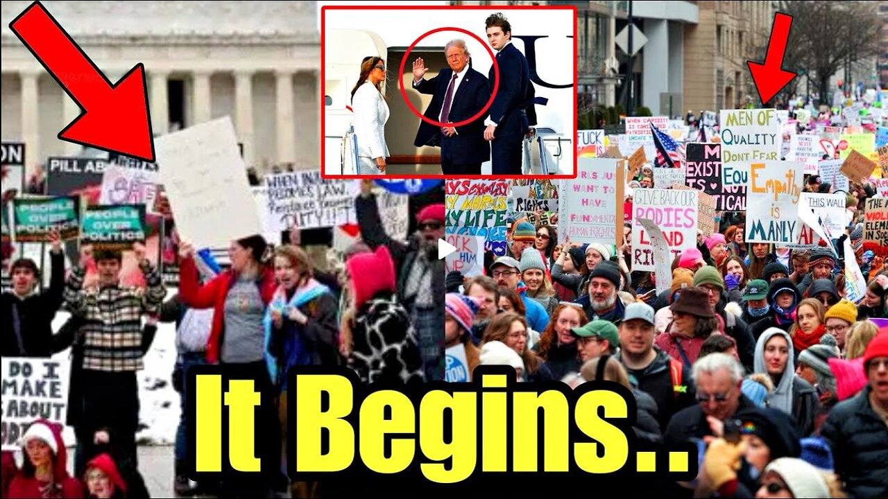 Massive Protests Erupt in Washington DC as Thousands Gather to Oppose Trump’s Inauguration