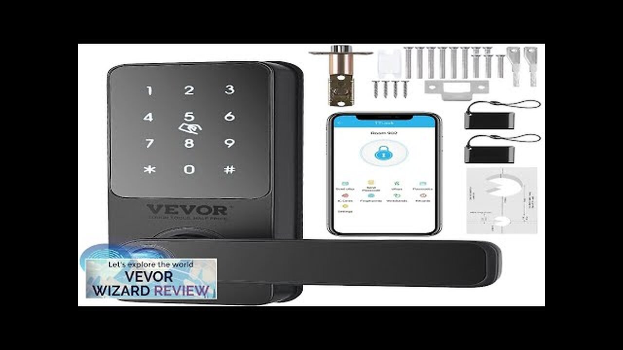 VEVOR Smart Lock 5-in-1 Smart Door Knob Fingerprint Deadbolt with App Control Review