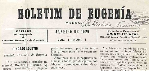 OS EXILADOS DE CAPELA - AS 13 FAMÍLIAS DINÁSTICAS: SOCIEDADE EUGÊNICA DE SÃO PAULO