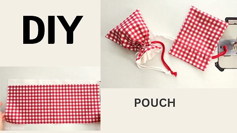 Gift Pouch🎄💰✨ | DIY | Quick Easy Sewing