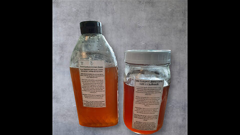 Straining Garlic Honey & Ginger Honey - #DIY Cold Remedies #Homemade Old School Cold & Flu Remedies