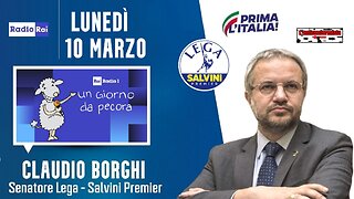 🔴 Sen. Claudio Borghi ospite della trasmissione "Un giorno da pecora" del 10.03.2025