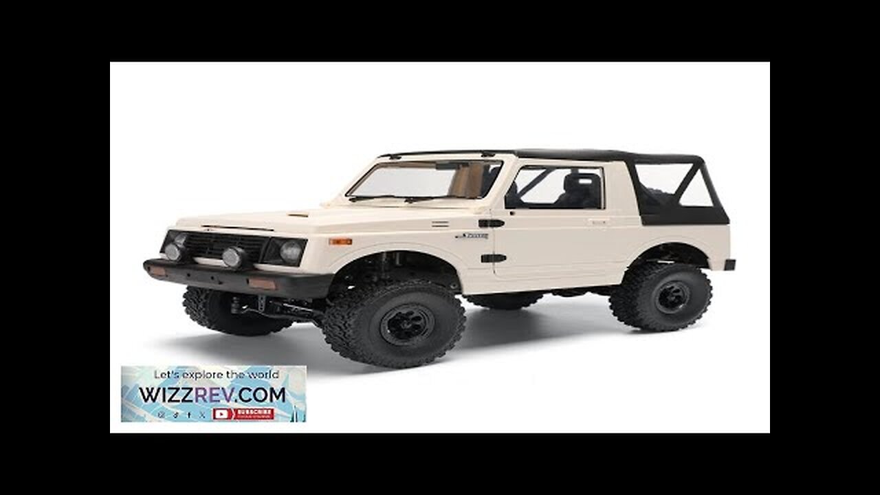 WPL C74-1 1/10 2.4G 4WD RTR Rc Car For SUZUKI JIMNY JA11 Review