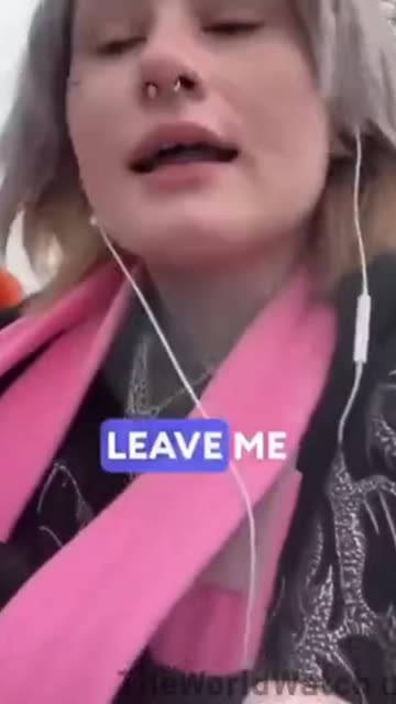 Young German woman chased and harassed by fake African asylum seeker.