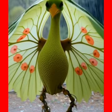 Shaped by nature the transfoming bird