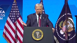 President Donald Trump speaks at the America Business Forum in Miami - November 5, 2025