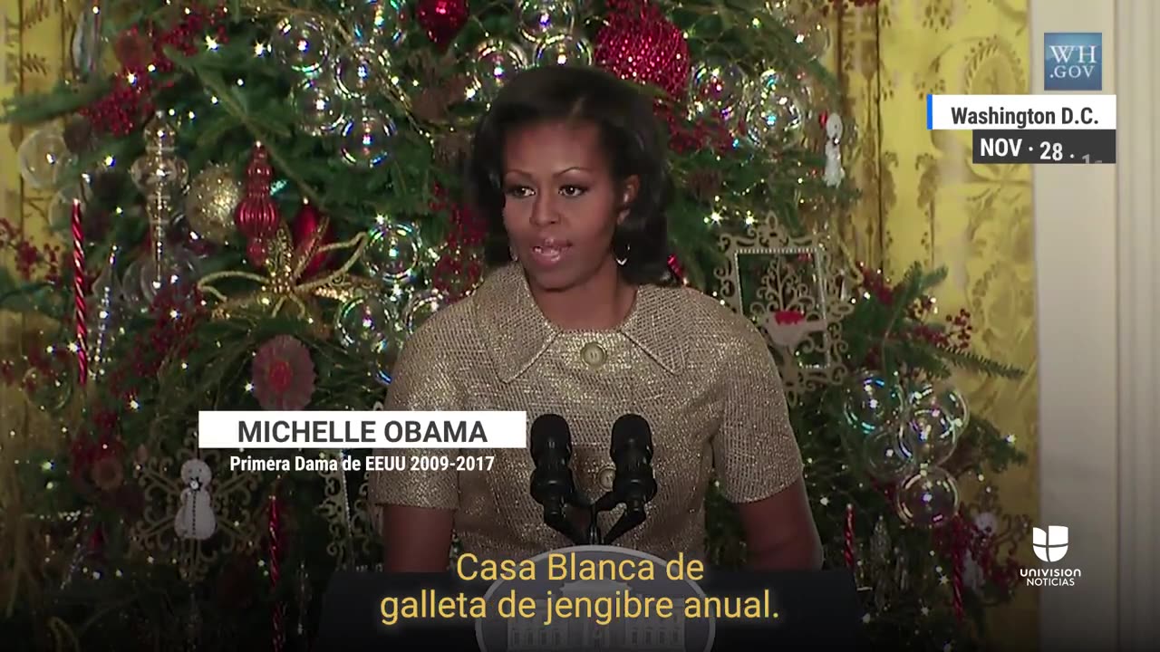 Las cinco decoraciones navideñas más memorables de la Casa Blanca