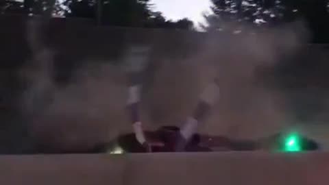 Medical helicopter crashes onto highway in Sacramento, California; several injuries