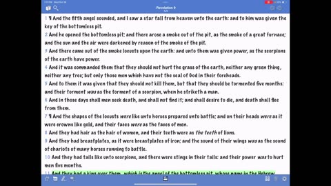 Lining up the seals, trumpets and vials