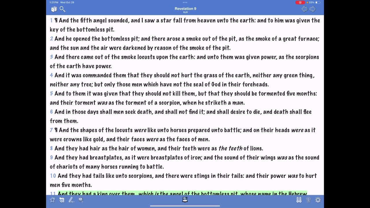 Lining up the seals, trumpets and vials