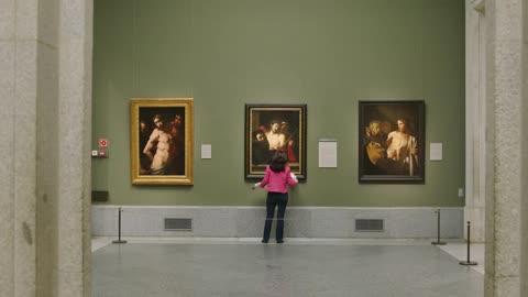 "Ecce Homo," a masterpiece by Caravaggio, is housed at the renowned Prado Museum.