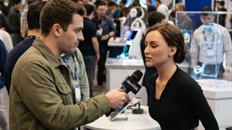 A Real Conversation Amid the Expo Crowd