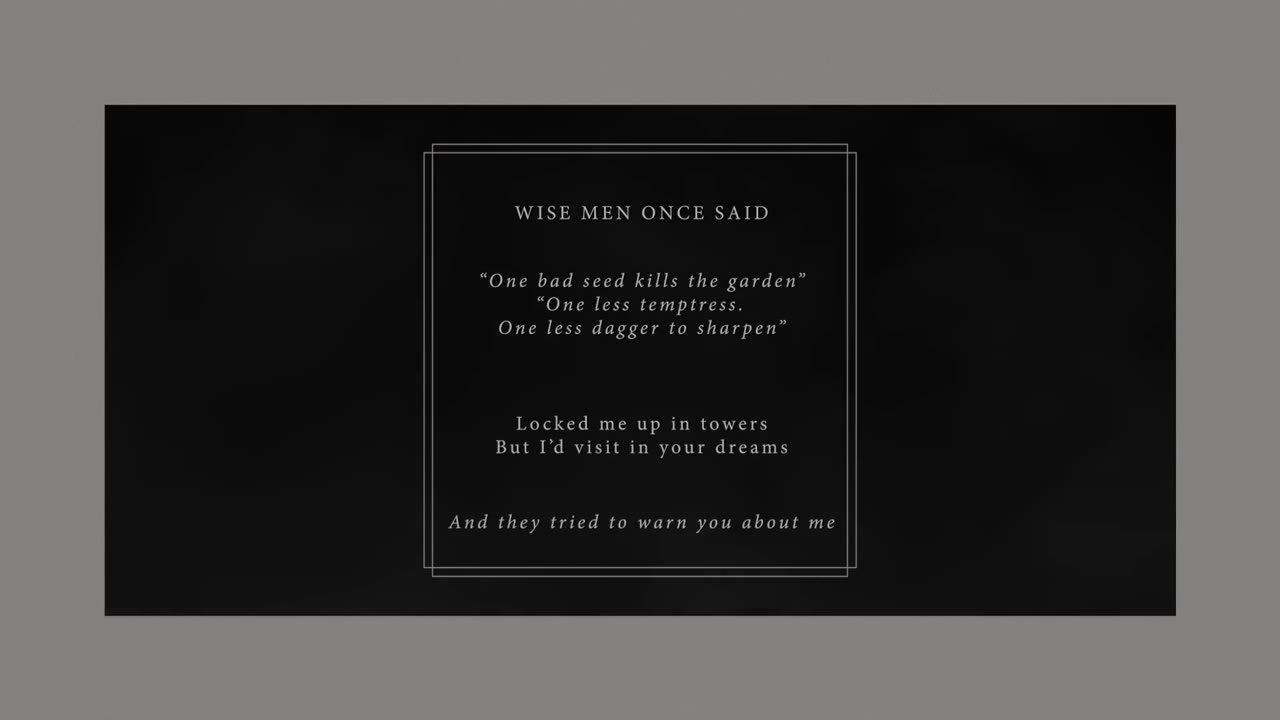 Taylor Swift - The Albatross (Official Lyric Video)