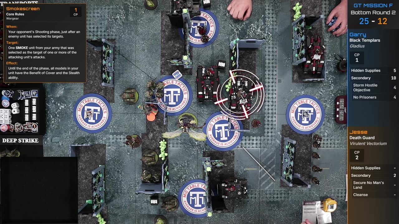 Warhammer 40k Battle Report: Death Guard VS Black Templars