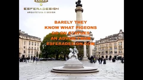 the old gimmik over pigeons and statues