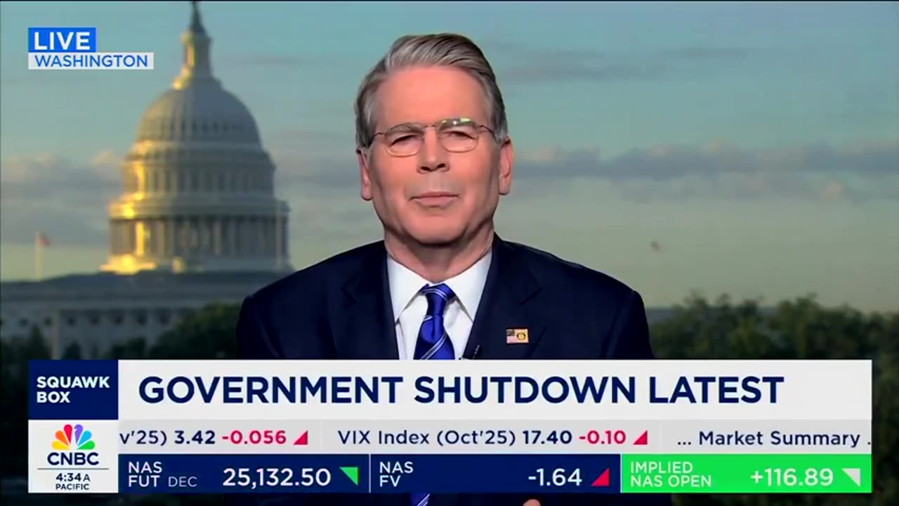Secretary Scott Bessent Nukes Cuck Schumer, Says the Impending Federal Cuts Are His Fault