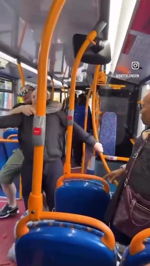 UK: Elderly man forcefully removed from bus by another White dude after 'offending' foreigners..