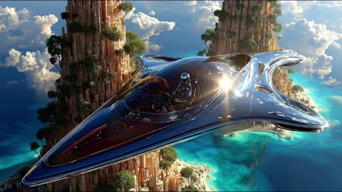 Utopian Sci-Fi Soundscape (1 Hour) | Neo-Futuristic City & Ocean Canals