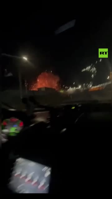 INSANE FOOTAGE: Civilian drives through Caracas while AIRSTRIKES erupt