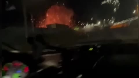 INSANE FOOTAGE: Civilian drives through Caracas while AIRSTRIKES erupt
