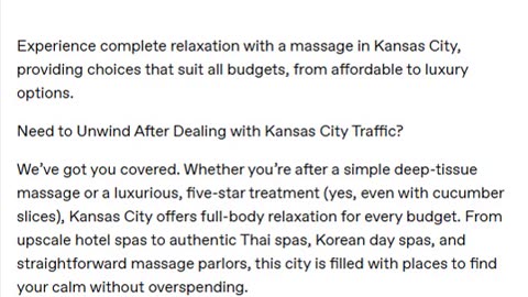 A Massage in Kansas City for Every Budget