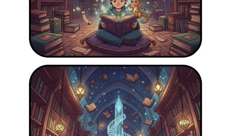 The Secret of the Magical Library ✨📖 | Can You Spot the Differences? 👀