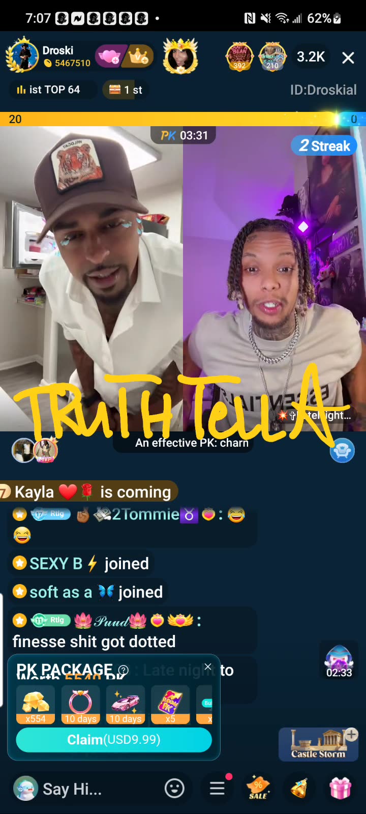 DROSKI SOLO LIVE & TEAM PK THEN PRINCEJAY PANEL