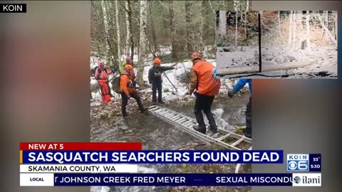 Portland men search for Sasquatch, die in Washington forest