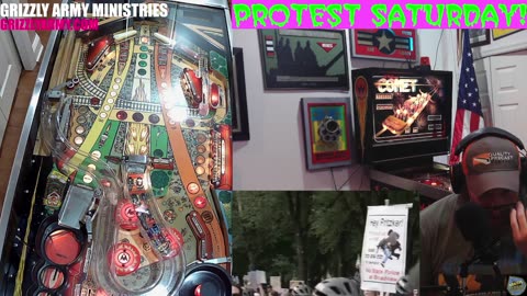 PINBALL TIME MACHINE PROTEST SATURDAY!!!