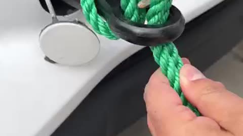 Tie a rope like pro