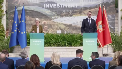 Ursula von der Leyen & PM Spajić Joint Press Conference | Europe Politics | Amaravati Today