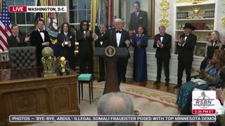 WATCH: President Trump presents medallions to this year’s Kennedy Center Honors recipients