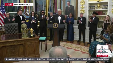 WATCH: President Trump presents medallions to this year’s Kennedy Center Honors recipients
