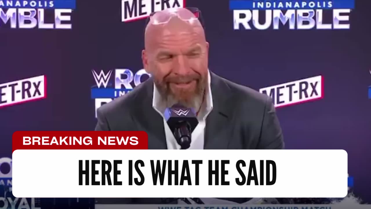 Triple H Talks IShowSpeed Spear