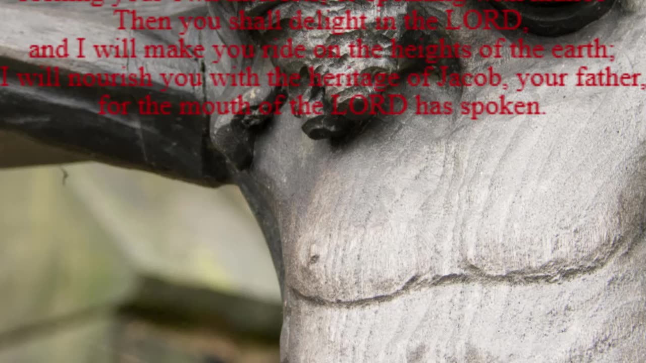 A reading from the book of Isaiah, 58:9b-14