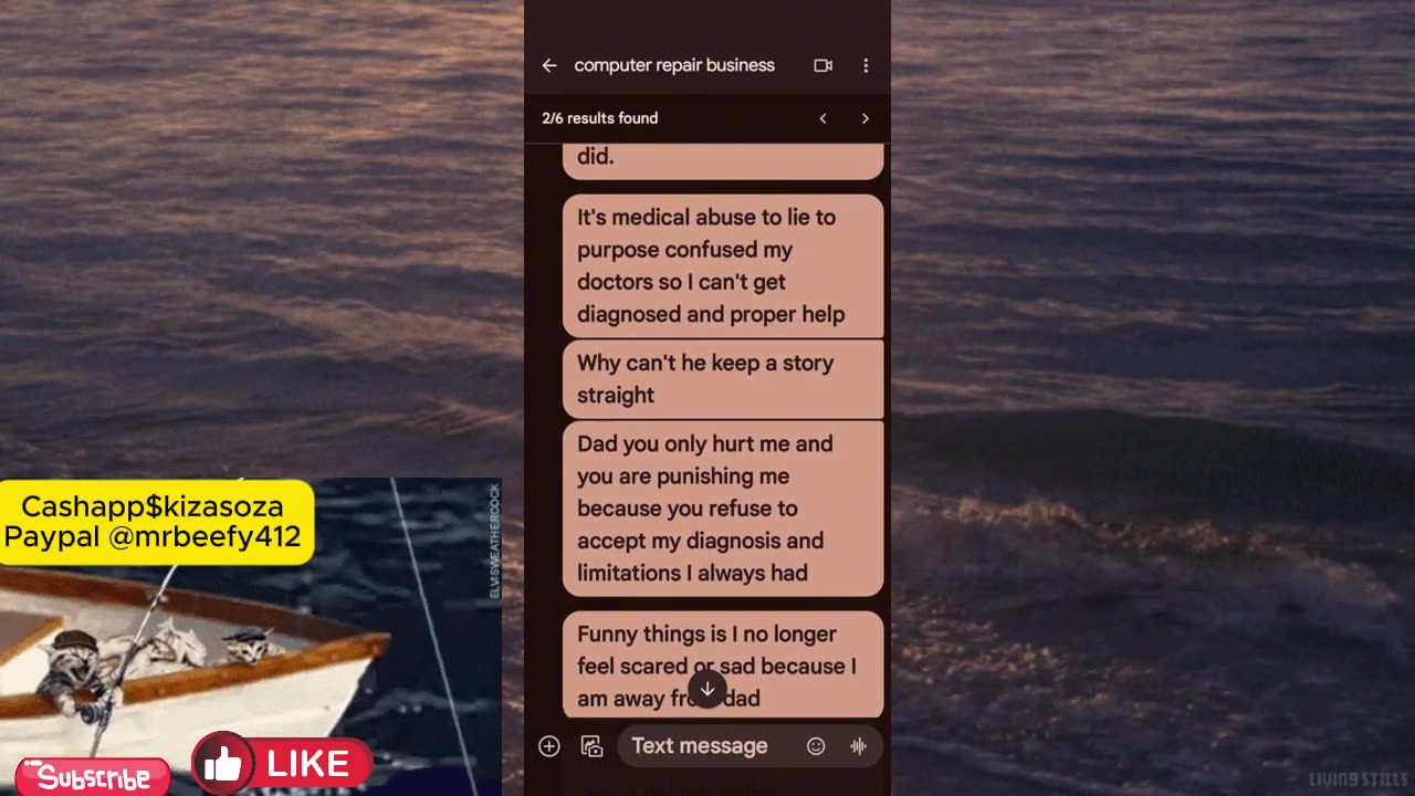 Andy Ditch Mean Text to Tom and Alt Account 7-24