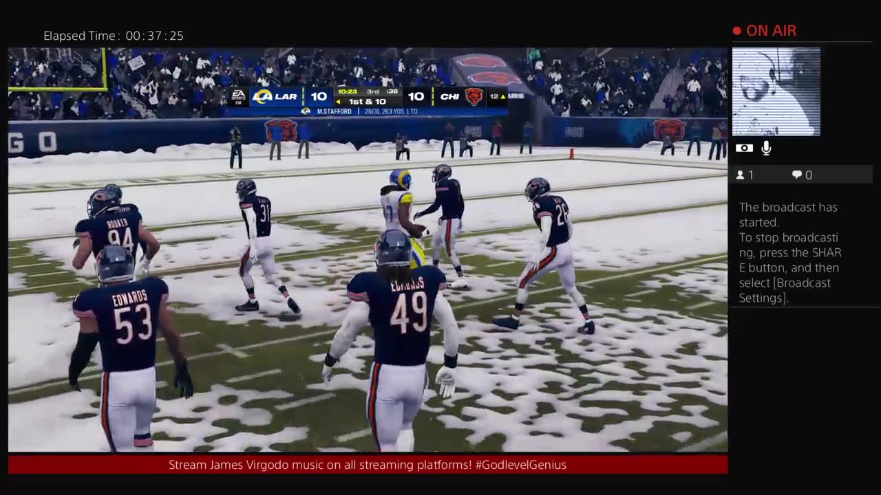 Caleb Williams Iceman Mode| Bears 28-27 Rams Simulation