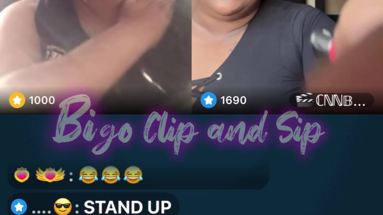 Kash n CNN do the stand up body challenge to see who's bigger #bigoclipandsip