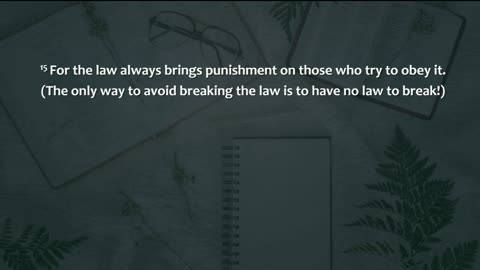 January 25, 2026 - The Curses Of Living By The Law