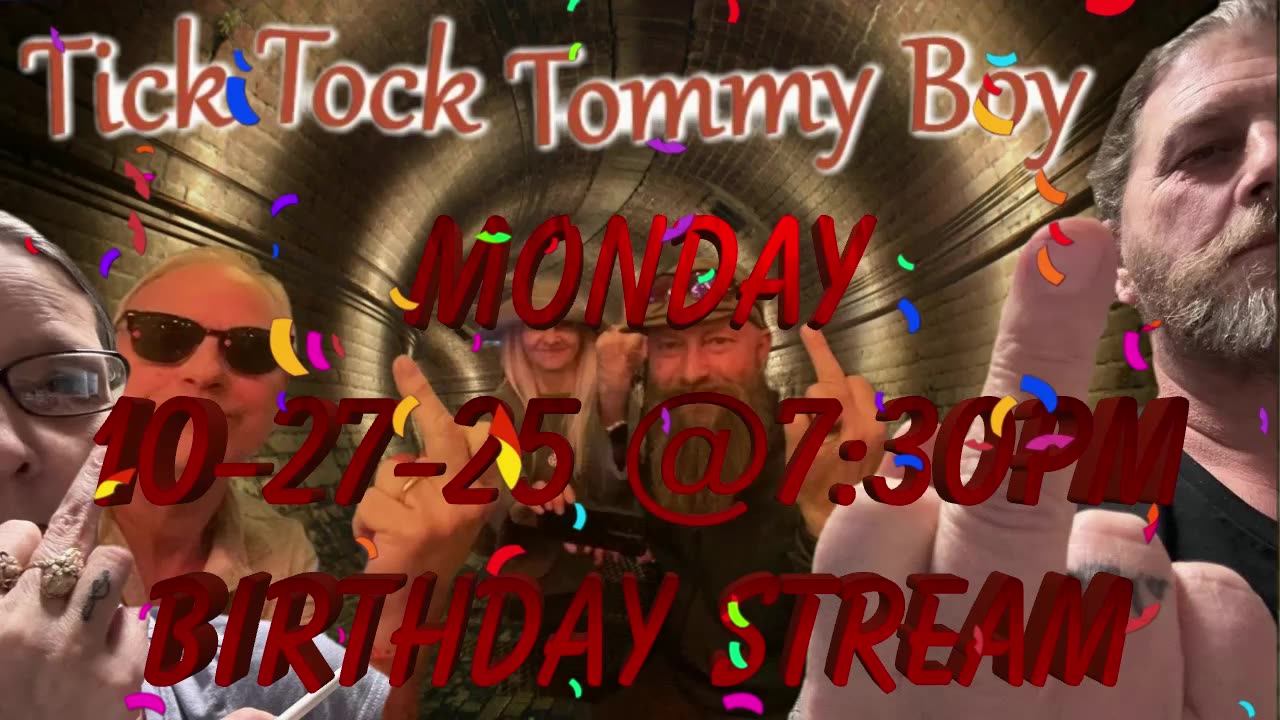 JOIN ME TOMORROW FOR MYBIRTHDAY STREAM