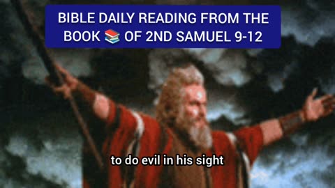 TODAY'S BIBLE DAILY READING FROM THE BOOK 📚 OF 2ND SAMUEL 9 TO 12