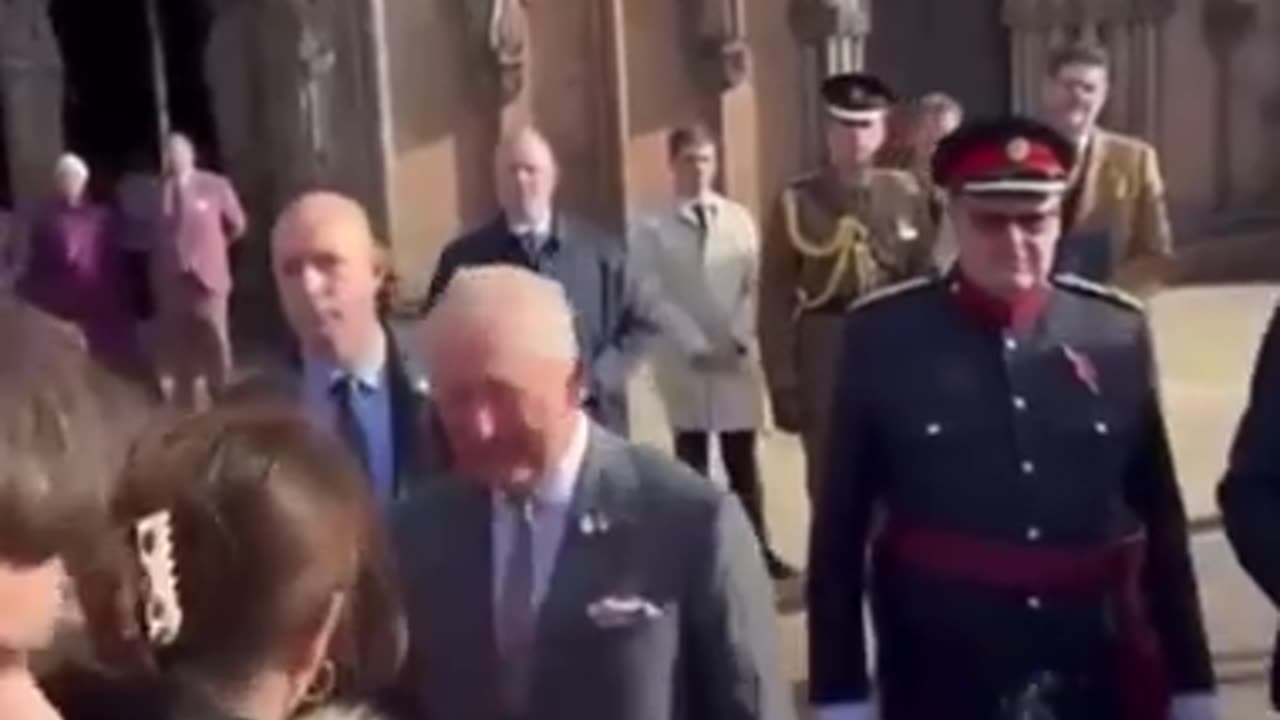 King Charles has been heckled over 'Prince Andrew and Jeffery Epstein's' relation